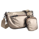 Puffer Half Moon Crossbody Bag