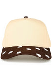 C.C Big Polka Dot Pattern Print Brim Two Tone Trucker Hat