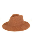 Fuzzy Palin Solid Winter Fedora Hat