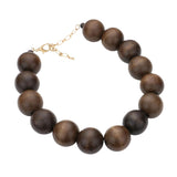 Wood Ball Necklace