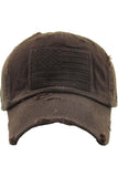 Women's American Flag Vintage Baseball Cap 4th of July