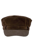 C.C Button Deco Faux Suede Fisherman's Cap