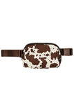 C.C Cow Pattern Fanny Pack