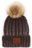 C.C Ombre Beanie with Pom