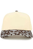 C.C Paisley Pattern Two Tone Trucker Cap