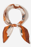 Floral Pattern Blocks Bandana Summer Scarf