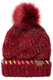C.C Ombre Dyed Chunky Pom Beanie