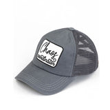 C.C CHAOS COORDINATOR PATCH PONY CAP