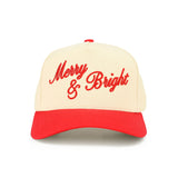 C.C Merry & Bright Letter Two Tone Trucker Cap