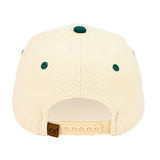 C.C SANTA SAW THAT Letter Corduroy Trucker Cap