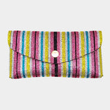 Rhinestone Pave Wallet on Chain Clutch / Fanny Pack / Belt / Crossbody Bag