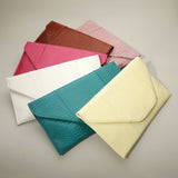 Snake Skin Patterned Envelope Clutch / Shoulder Bag