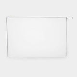 Solid Faux Leather Clutch Bag