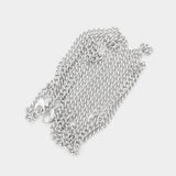 Seed Beaded Orange Clutch / Crossbody Bag