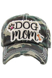 DOG MOM VINTAGE BASEBALL CAP