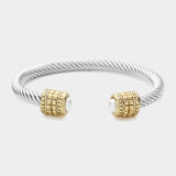 Pearl Tip Cuff Bracelet