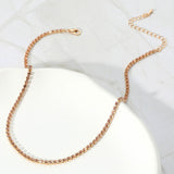 Rhinestone Pave Choker Necklace