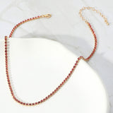 Rhinestone Pave Choker Necklace