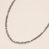 Faceted Beaded Choker Necklace