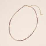 Faceted Beaded Choker Necklace