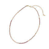 Faceted Beaded Choker Necklace