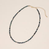 Faceted Beaded Choker Necklace