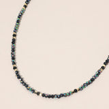 Faceted Beaded Choker Necklace