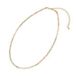 Faceted Beaded Choker Necklace