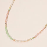 Faceted Beaded Choker Necklace