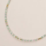 Faceted Beaded Choker Necklace