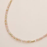 Faceted Beaded Choker Necklace