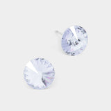 10mm Round Crystal Stud Earrings