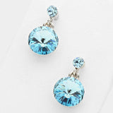 Genuine Crystal Drop Earrings