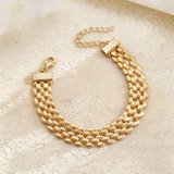 Y-Shaped Layered Necklace & Bracelet Set