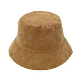Solid Corduroy Bucket Hat