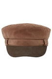 C.C Button Deco Faux Suede Fisherman's Cap