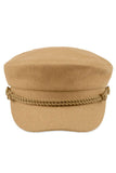 C.C Rope with Button Deco Solid Fisherman's Cap