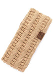C.C Solid Ribbed Headwrap