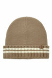 Striped Knit Super Soft Cuff Beanie