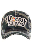 VACAY ALL DAY WASHED VINTAGE BASEBALL CAP