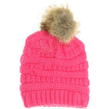 Baby Fur Pom C.C Beanie