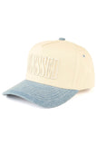 C.C BLESSED Letter Two Tone Trucker Cap