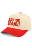 C.C BLESSED Letter Two Tone Trucker Cap