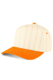 C.C Pinstripe Palin Two Tone Trucker Cap