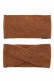 C.C Soft Recycled Fine Yarn Cuff Headwrap Earmuffs