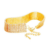 6 Rows Pave CZ Tennis Evening Bracelet