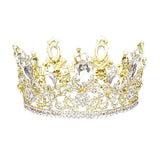 Glass Crystal Pageant Queen Tiara