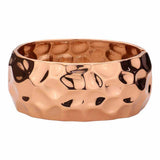 Hammered Metal Hinged Bracelet
