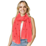 Anchor Patterned Scarf