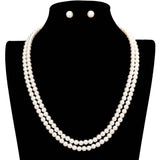 Double Layered Pearl Necklace